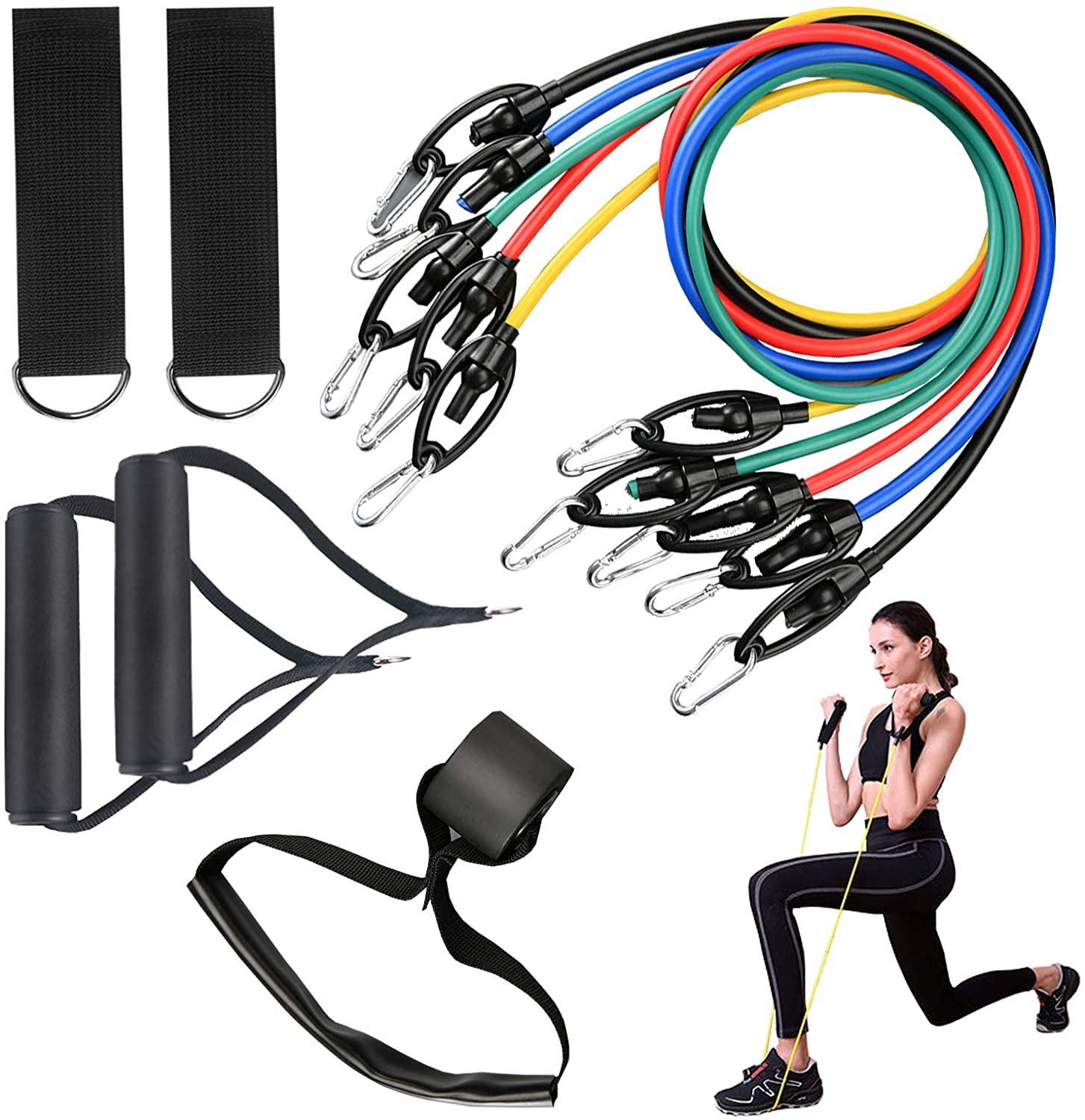 ZIWEIHUA Fitness Insanity Resistance Bands