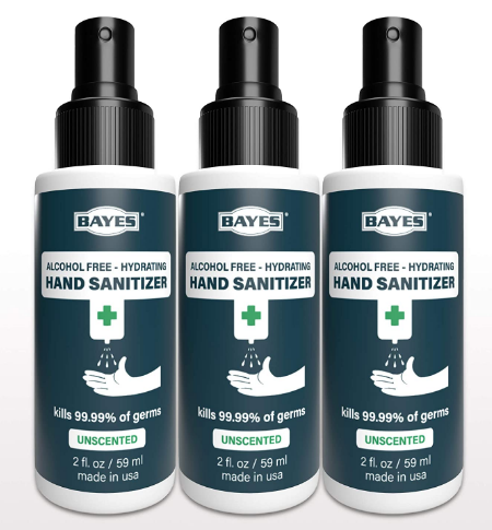 alcohol free hand sanitizer