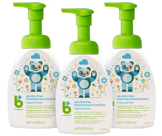 alcohol free hand sanitizer