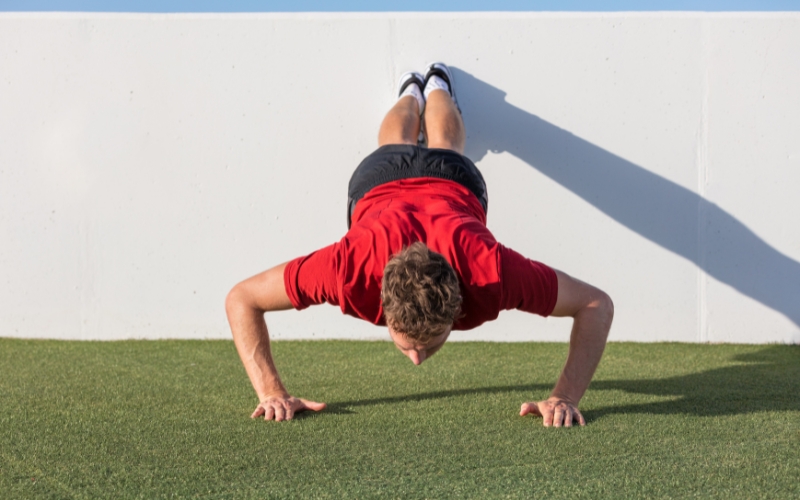Decline push ups