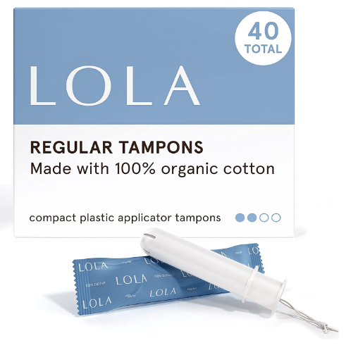 LOLA Organic Cotton Unscented Tampons