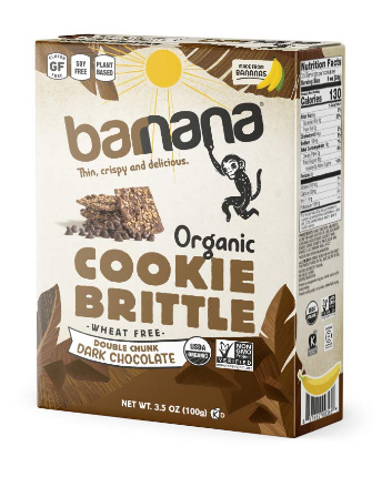 Barnana Organic Crunchy Banana Cookie Brittle Healthy snacks for weight loss