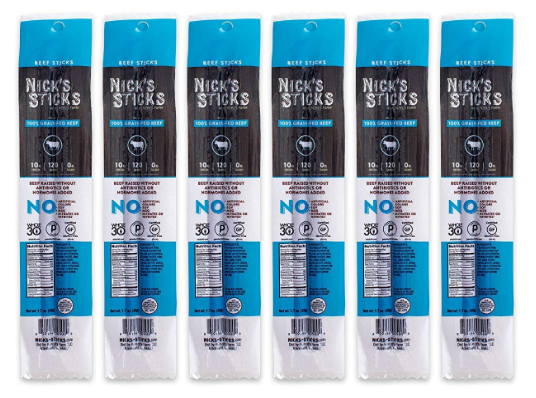 Nick s Sticks 100% Grass-Fed Beef Snack Sticks