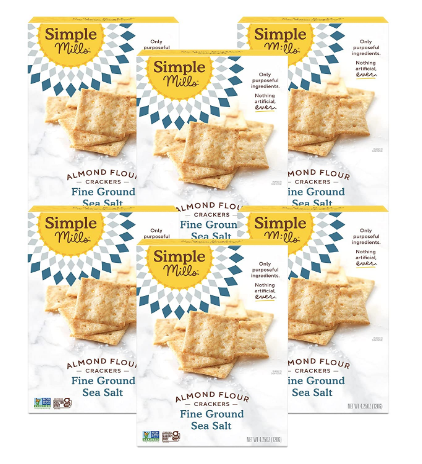 Simple Mills Almond Flour Crackers Healthy snacks for weight loss